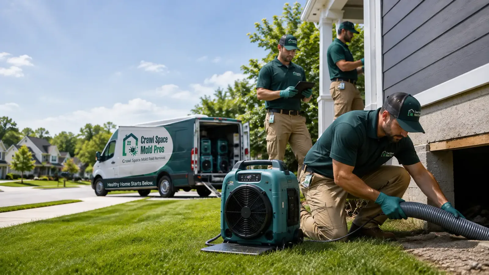 Crawl Space Mold Removal in Frankfort, IL